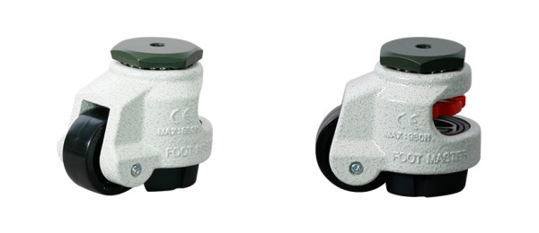 Leveling Casters | 3" Wheel With Plate Mount In Black – Leveling Caster Store